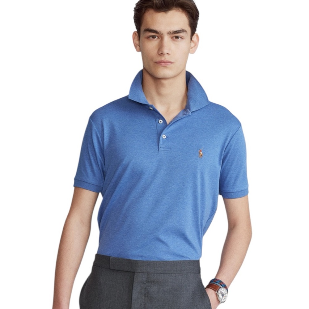 Ralph Lauren Classic Blue Polo Shirt